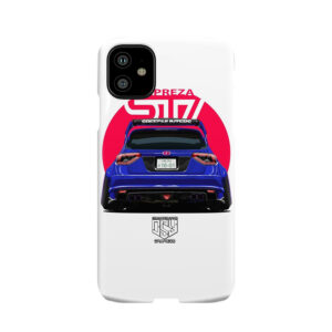 Blue Impreza Wrx Sti Phone Case