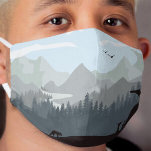 Blue Mountains Cloth Face Mask