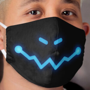 Blue Robot Cloth Face Mask
