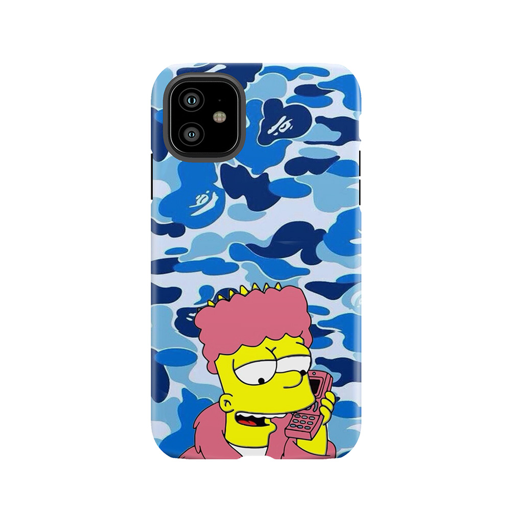 Blue Sark Bape Tough Phone Case
