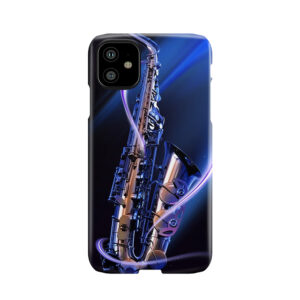 Blue Saxophone Phone Case