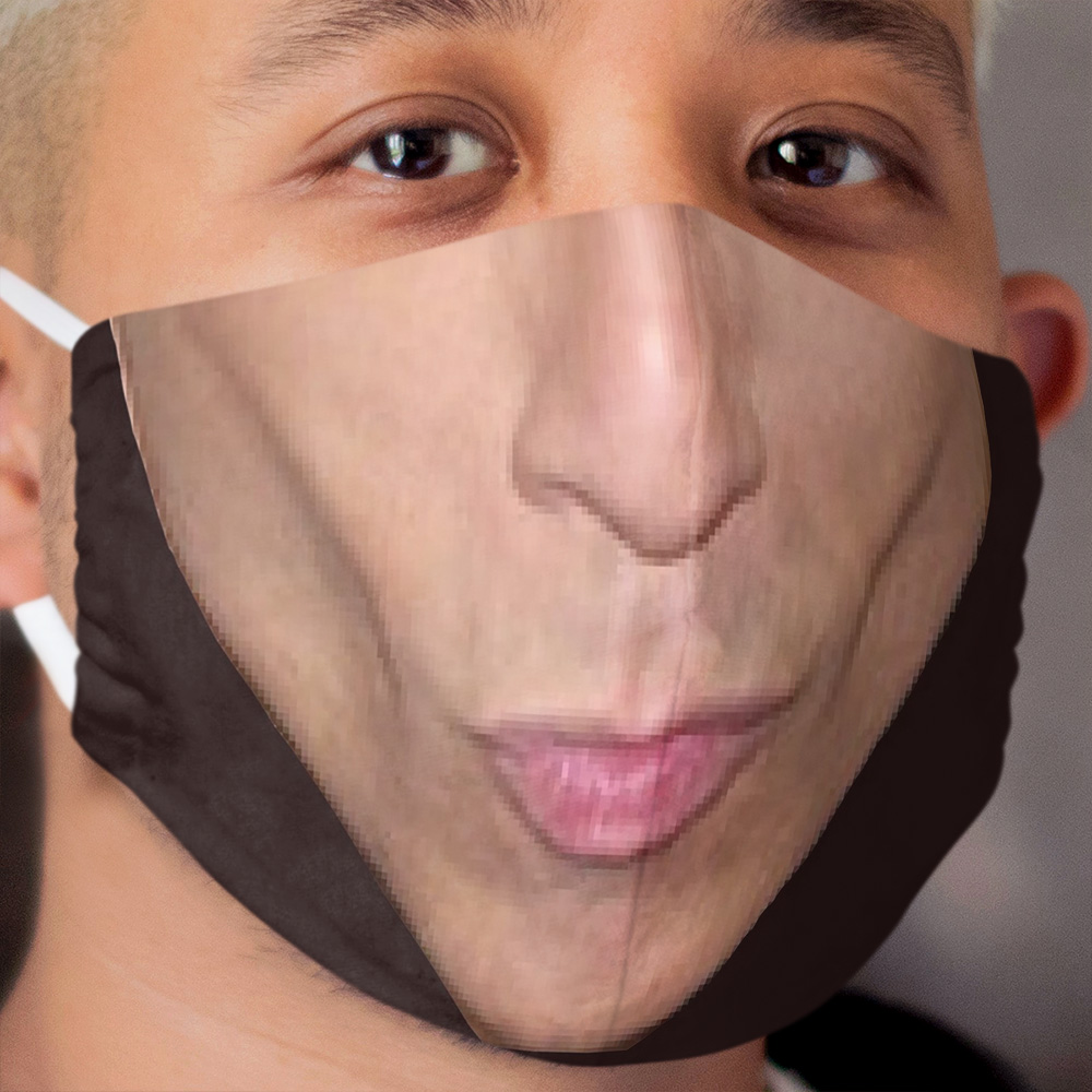 Blue Steel Cloth Face Mask