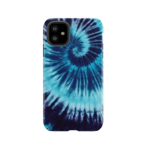 Blue Tie-Dye Tough Phone Case