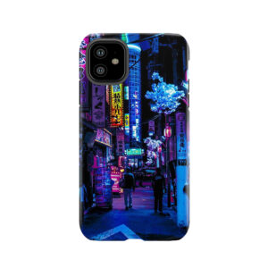 Blue Tokyo Alleys Tough Phone Case