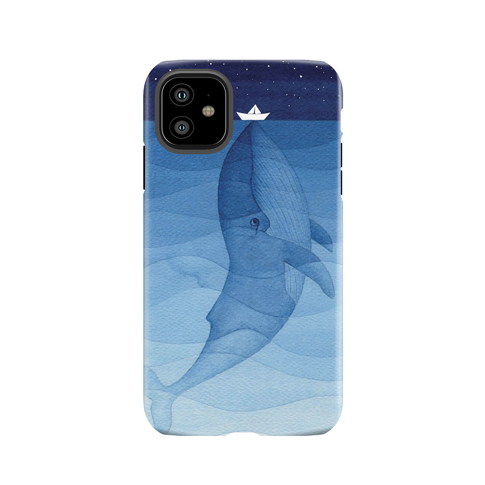 Blue Whale, Sea Animal Tough Phone Case