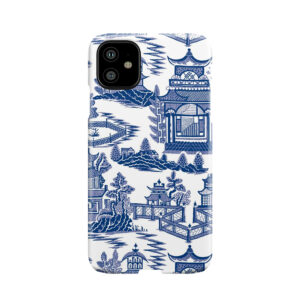 Blue Willow Ancient Ming China - Blue And White Chinoiserie Phone Case