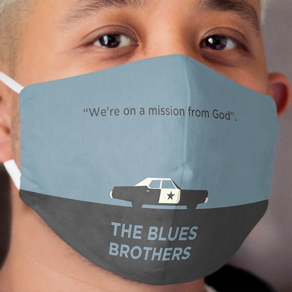 Blues Brothers Cloth Face Mask 2