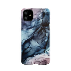Blush And Darkness Abstract Alcohol Ink Painting Phone Case