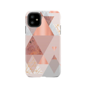 Blush Pink Geo Tough Phone Case