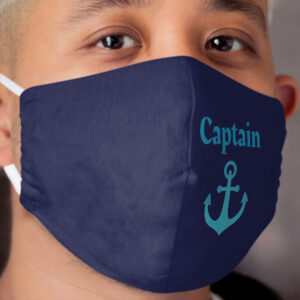 Boat Captain Anchor Cloth Face Mask