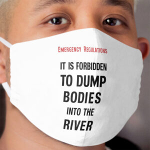 BODIES TEXT ONLY Cloth Face Mask