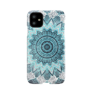 Bohochic Mandala In Blue Phone Case