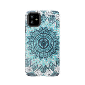 Bohochic Mandala In Blue Tough Phone Case