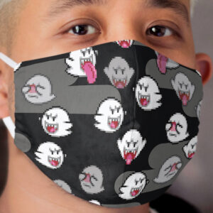 boo ghost - super mario Cloth Face Mask