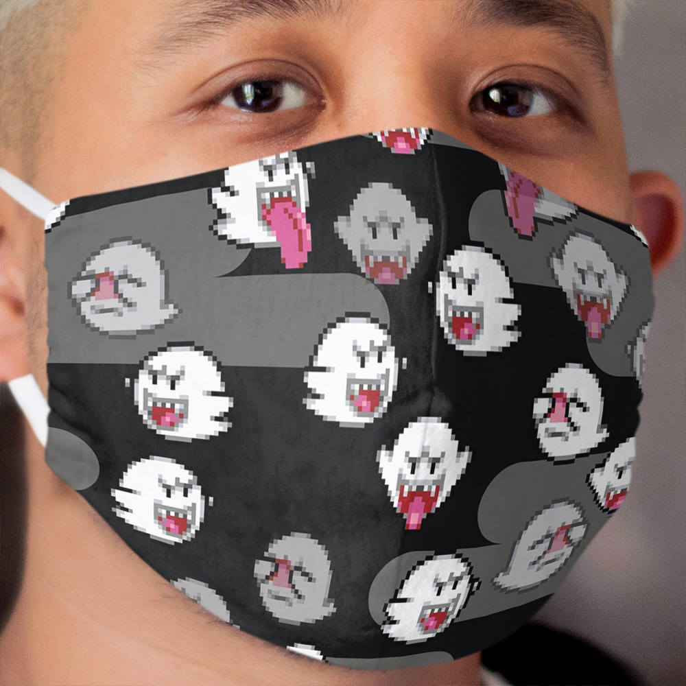 boo ghost - super mario Cloth Face Mask