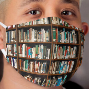 Books On Shelves Cloth Face Mask