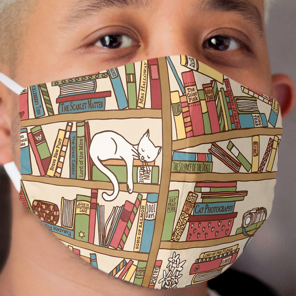 Bookshelf No.1 Cloth Face Mask