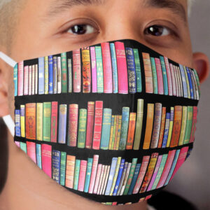 Bookworms Delight / Antique Book Library for Bibliophile Cloth Face Mask