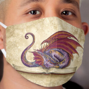 Bookwyrm Cloth Face Mask