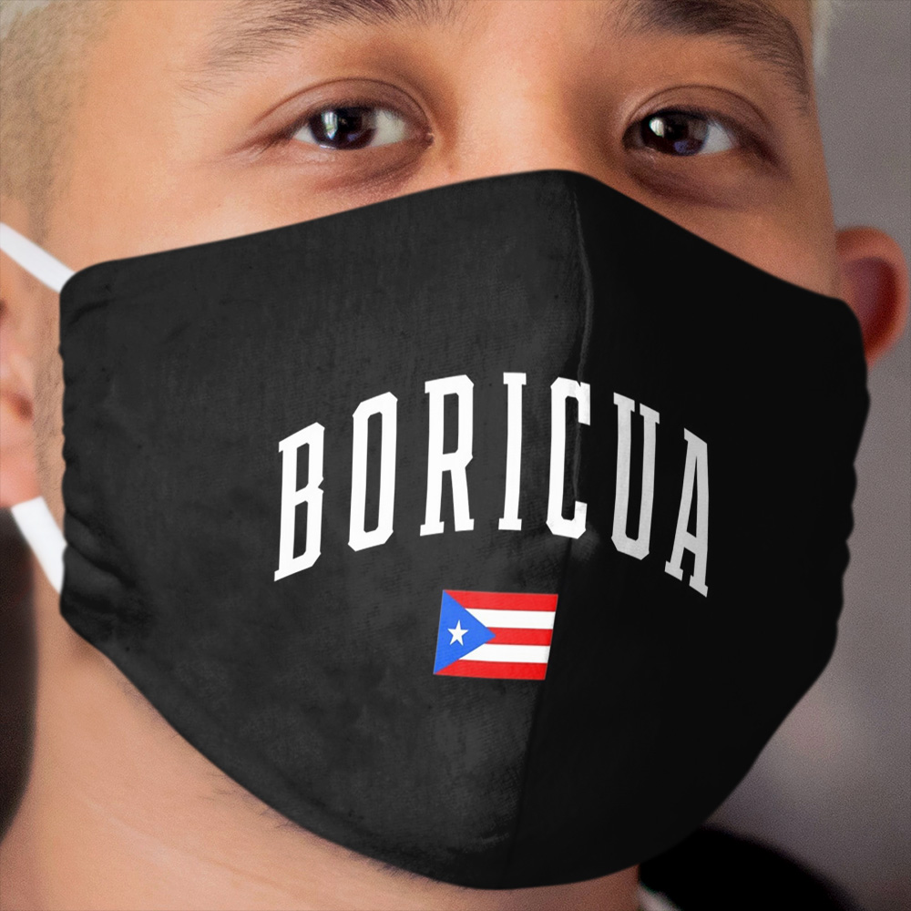 Boricua Puerto Rico Puerto Rican Flag Cloth Face Mask