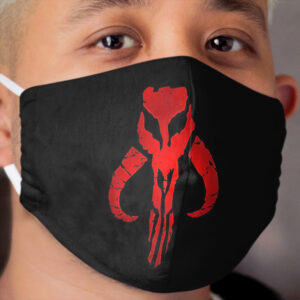Bounty Hunter Skull Cloth Face Mask