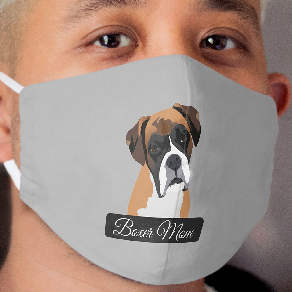 Boxer Mom Cloth Face Mask