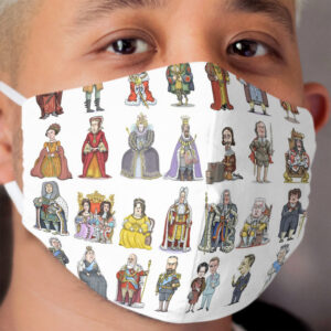 British Monarchs: The Complete Set Cloth Face Mask
