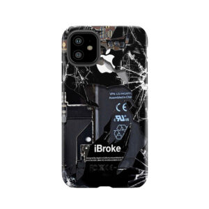 Broken Damaged Handphone Tough Phone Case