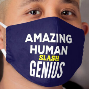Brooklyn Nine-Nine AMAZING HUMAN SLASH GENIUS Cloth Face Mask