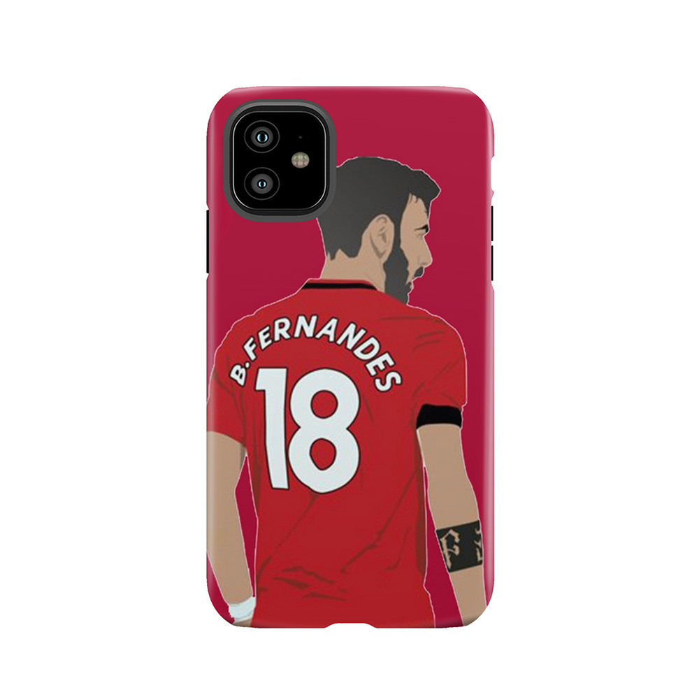 Bruno Fernandes - Manchester United Fc - Glory Glory Mufc Tough Phone Case