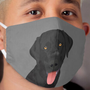 Bruno the Black Lab Cloth Face Mask