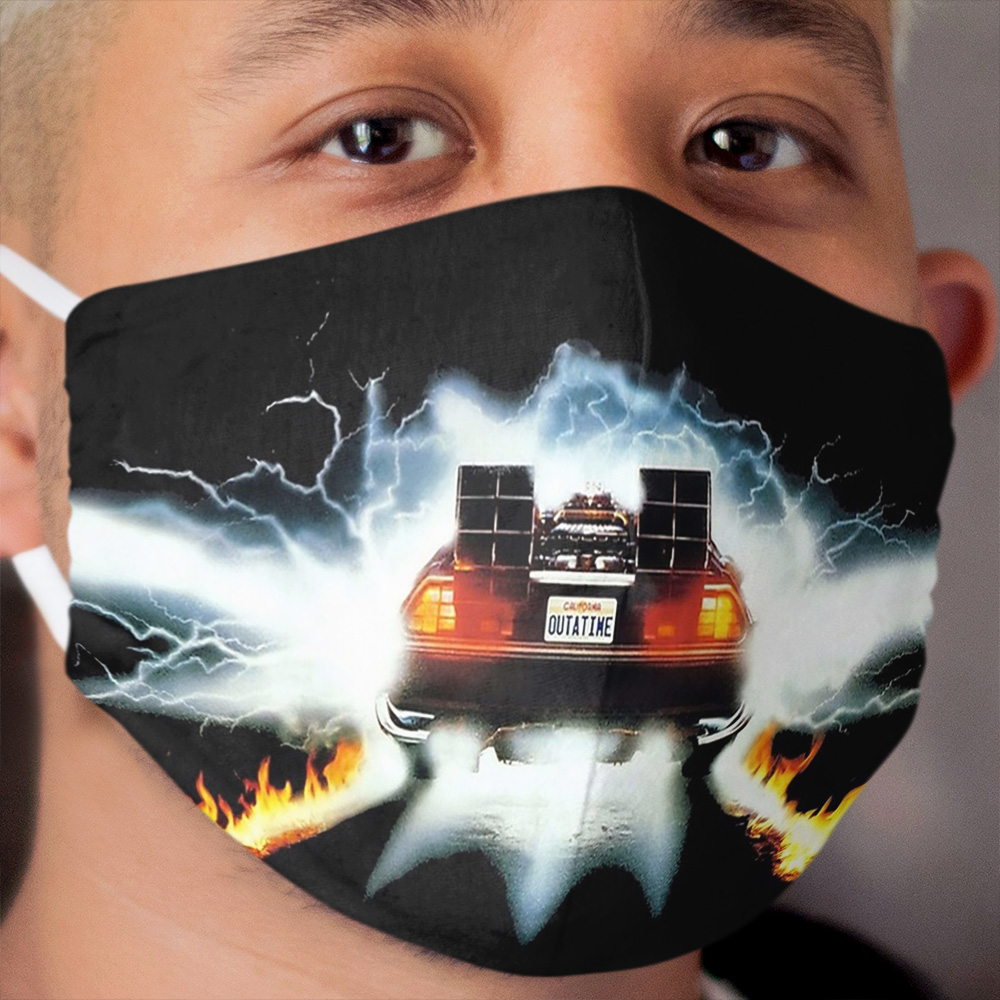 BTF Delorean Cloth Face Mask