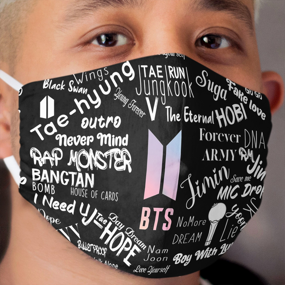 bts army face Cloth Face Mask