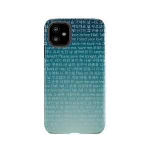 Bts Save Me Lyrics Phone Tough Phone Case
