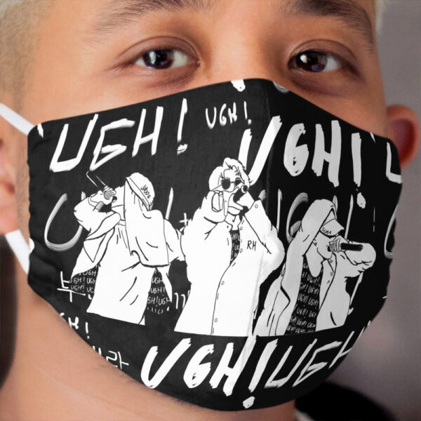 BTS - UGH - RAP LINE: RM, SUGA, J-HOPE. Cloth Face Mask
