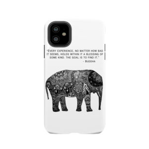 Buddha Wisdom Elephant Tough Phone Case