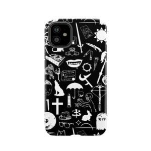 Buffy Symbology, White Tough Phone Case
