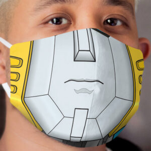 Bumblebee Bust Cloth Face Mask