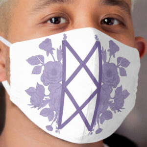 Bureau of Balance floral - Lavender Cloth Face Mask