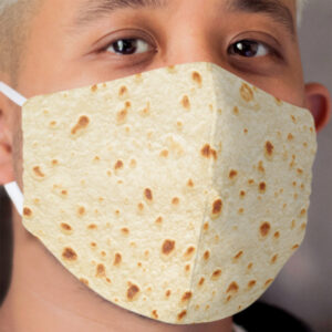 Burrito Flour Tortilla Design Cloth Face Mask