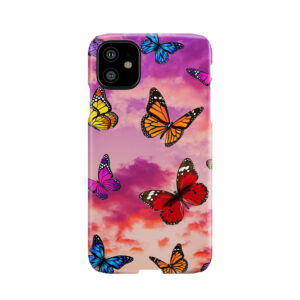 Butterflies In Sky Phone Case