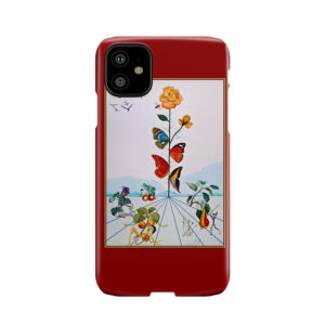 Butterfly Rose : Vintage Abstract Dali Painting Print Phone Case