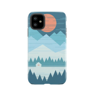 Cabin In The Snow Tough Phone Case