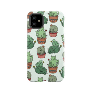 Cactus Cats Tough Phone Case