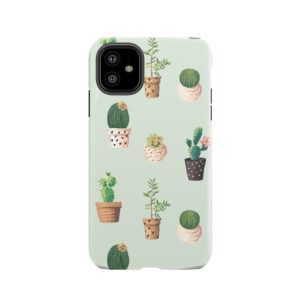 Cactus Pattern Tough Phone Case
