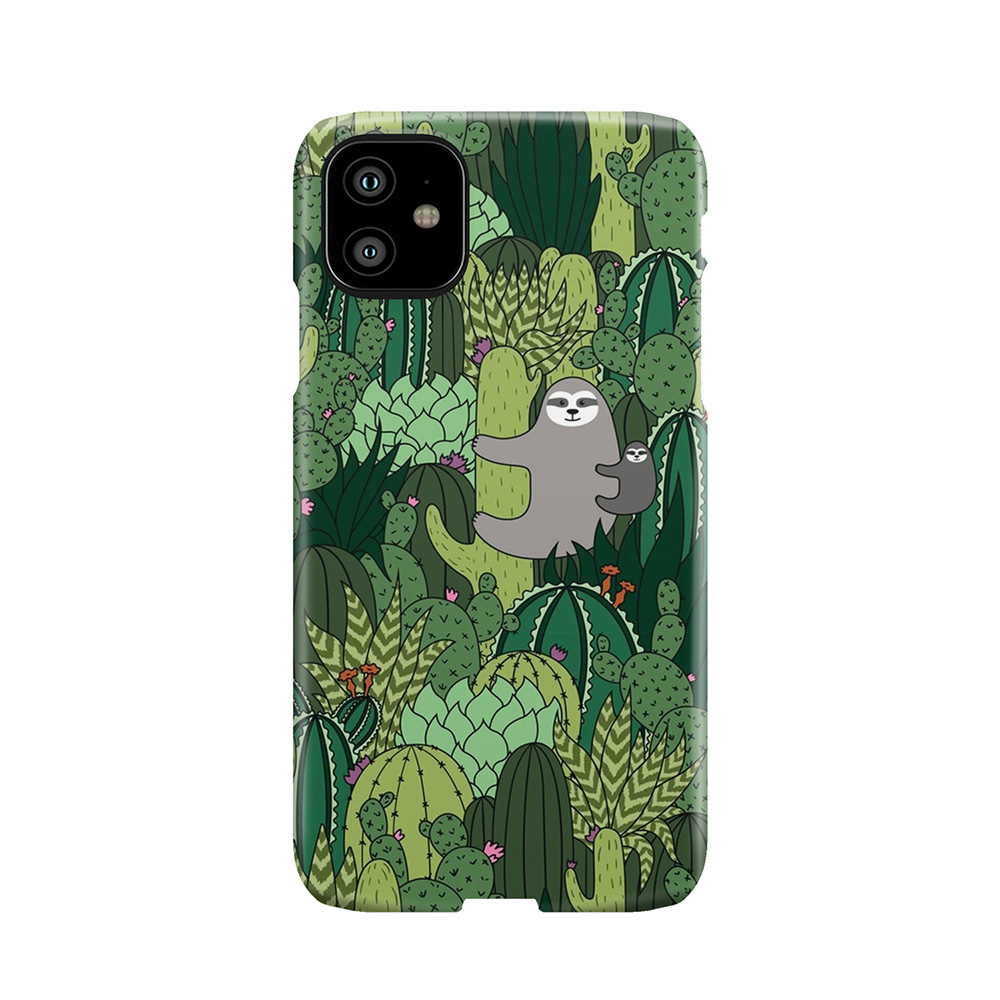Cactus Sloth Phone Case
