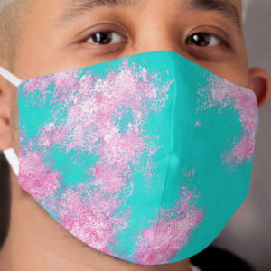 Caduceus's Green Beetle Breastplate Cloth Face Mask