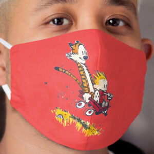 calvin & hobbes ;321 Cloth Face Mask