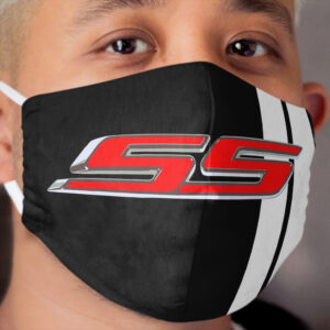 Camaro SS classic red super sport racing stripe Cloth Face Mask