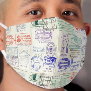 Camino de Santiago pilgrim's credential Cloth Face Mask
